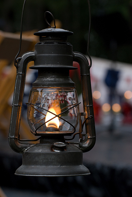 solar railroad lantern